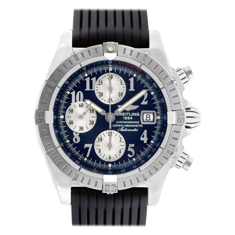 breitling chronomat evolution black dial